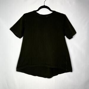 Citizens of Humanity Women's Green Crew Neck Short Sleeve T-Shirt Size XS